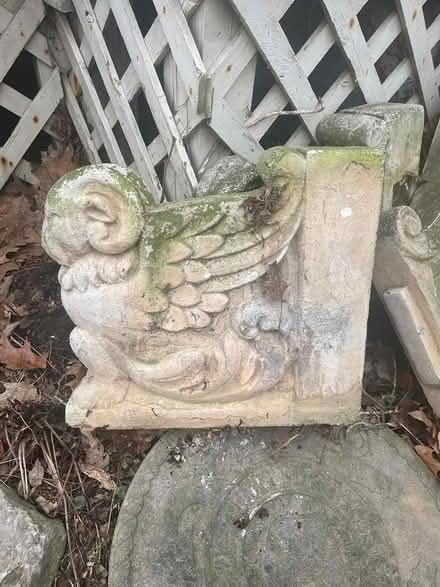 Photo of free Concrete Garden Bench (Main Street in Lititz) #2