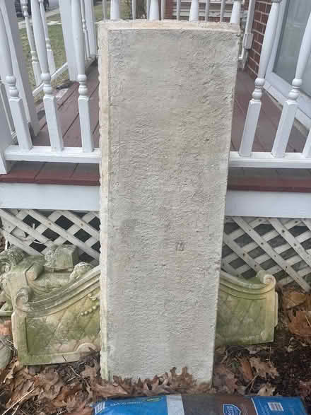 Photo of free Concrete Garden Bench (Main Street in Lititz) #3