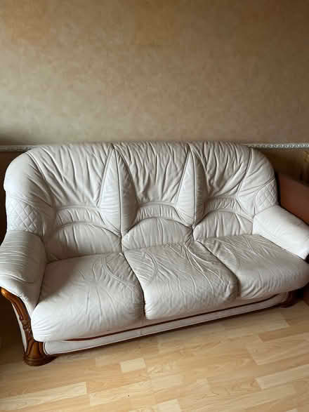 Photo of free Leather sofa (Hednesford WS12) #1