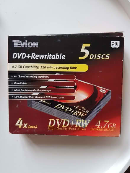 Photo of free 3 Rewritable computer discs (Blacklands TN34) #1