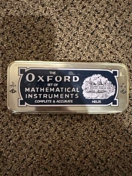 Photo of free Oxford mathematical set (Agincourt) #1
