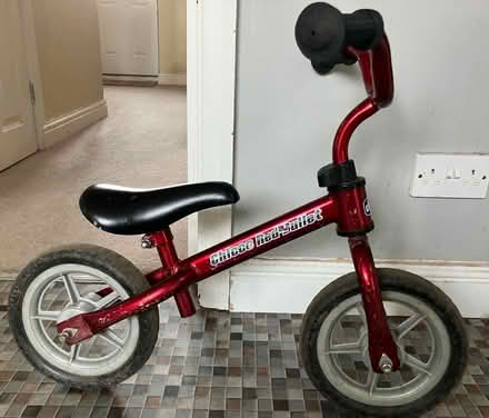 Photo of free Chicco Red Bullet Balance Bike (Dronfield Woodhouse, S18) #3