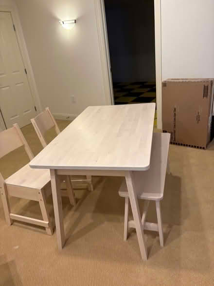 Photo of free IKEA table set (Lake forest (off of Ellsworth)) #2
