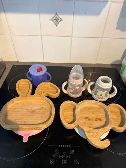 Photo of free Baby cups, bottles and plates (KT18 7ns) #1