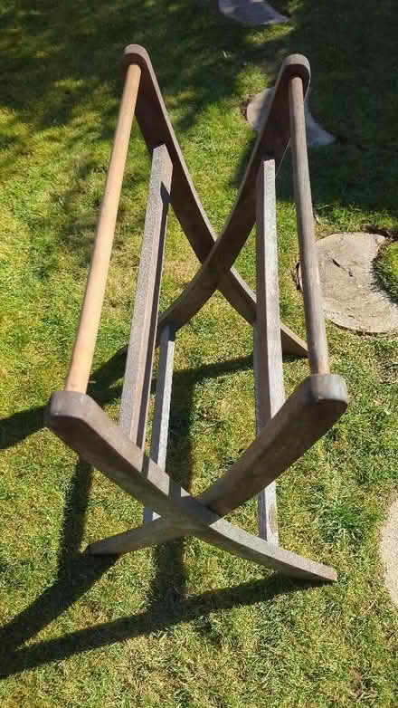 Photo of free Teak garden table and four folding chairs (Kenilworth CV8) #1