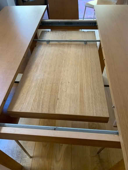 Photo of free Dining table (Habitat oak veneer) (Strawberry Hill TW1) #2