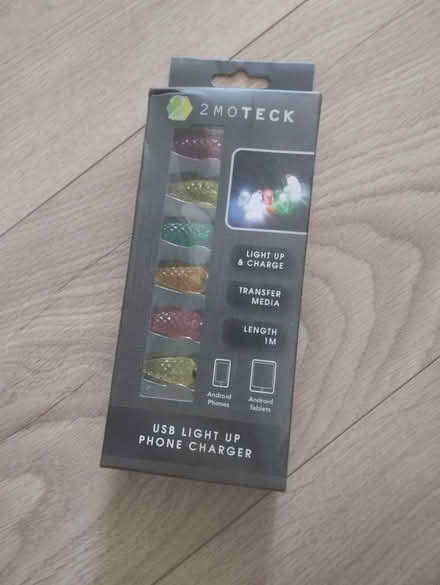 Photo of free USB light up and charge cable (WD6) #1