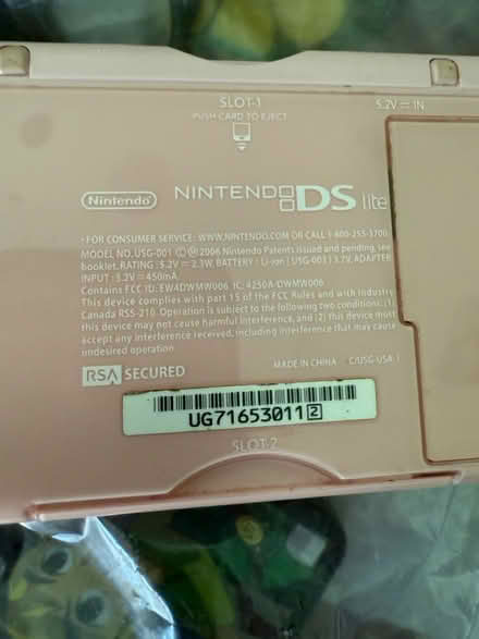 Photo of free Nintendo DS lite (95070) #2