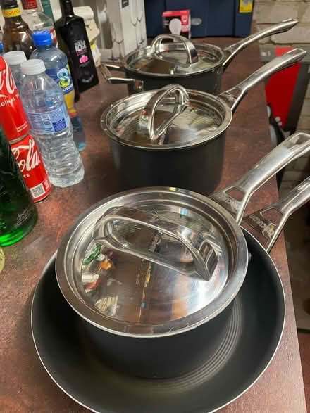 Photo of free Circulon Infinite 4 piece pan set (Hala LA1) #1