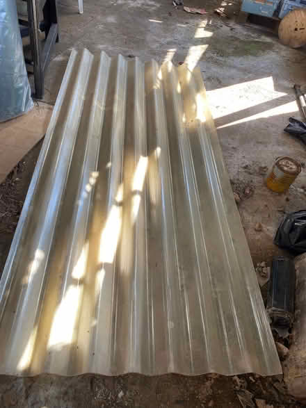 Photo of free PVC roofing sheets x2 (Penyffordd CH4) #2