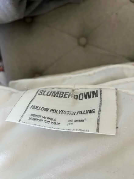 Photo of free Double 13.5 tog duvet (Stanstead Abbotts SG12) #1
