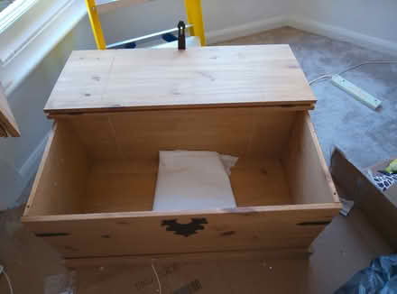Photo of free Wooden blanket box (N5 Highbury) #1
