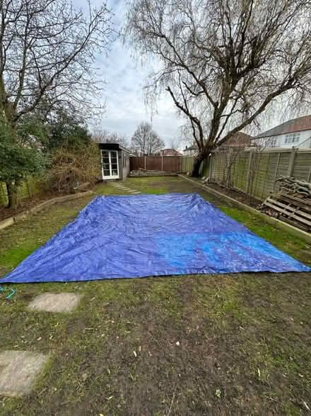 Photo of free Very large tarpaulin approx 4x5m (Berrylands, KT5 9) #1