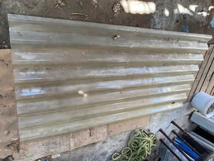 Photo of free PVC roofing sheets x2 (Penyffordd CH4) #1