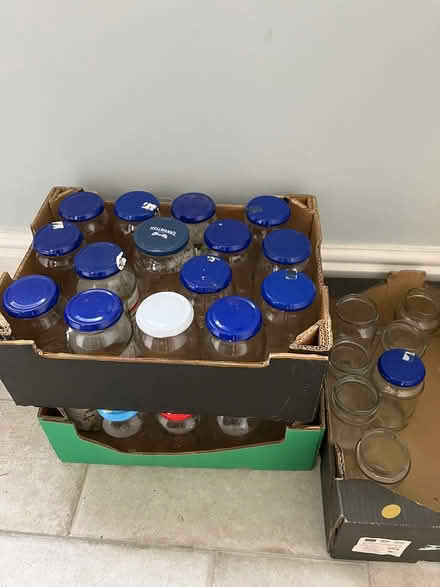 Photo of free Glass jars and lids (SY6) #1