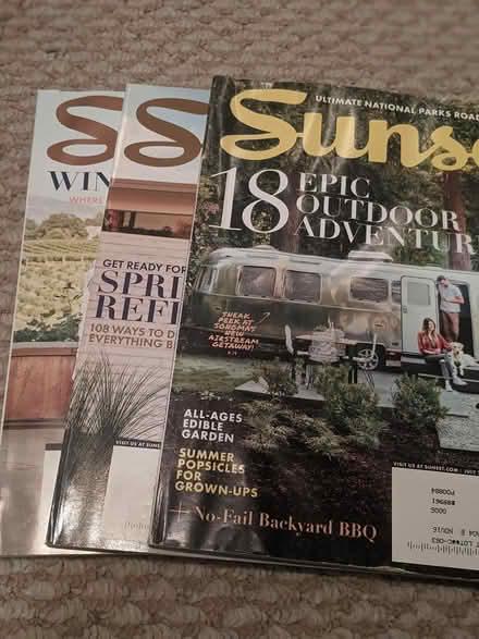 Photo of free Old Atlantic and Sunset magazines (South Berkeley/North Oakland) #1