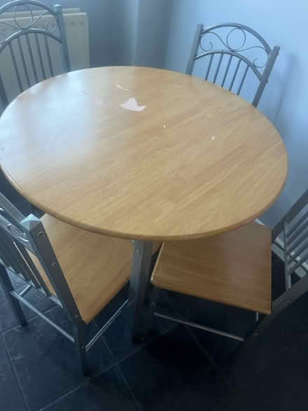 Photo of free Dining table and 4 chairs (baguley M23) #1