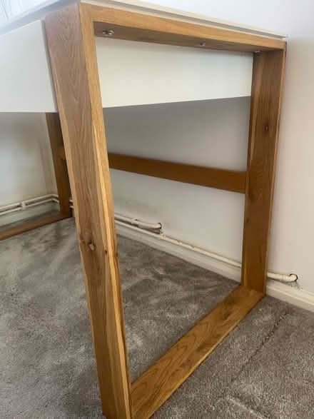Photo of free White desk with drawers (SW17 8JA) #3