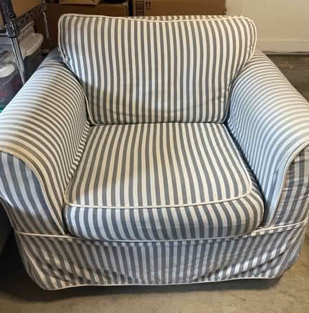 Photo of free Arm chair and ottoman (Daly City Broadmoor area) #1