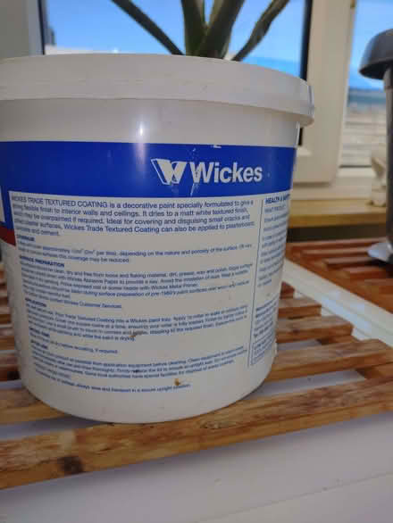 Photo of free Wickes white textured coating (Alresford CO7) #2