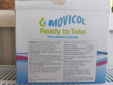 Photo of free Movicol sachets (Kidlington OX5) #2