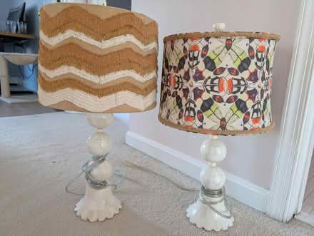 Photo of free Anthropologie lamps (1533 Templeton Pl) #1