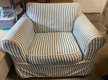 Photo of free Arm chair and ottoman (Daly City Broadmoor area) #2