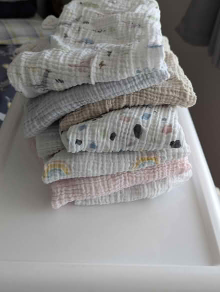 Photo of free 8 muslin cloths (Weston NG23) #1
