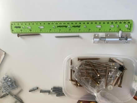 Photo of free New Pair of Gate Hinges, door bolt (Malvern WR14) #2