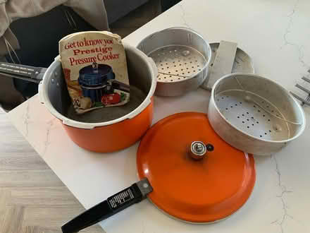 Photo of free Prestige pressure cooker (Wetherby LS22 ( N. Deighton)) #1