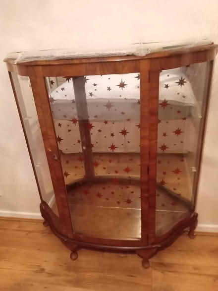 Photo of free Wooden glass bow display cabinet (Widnes) #1
