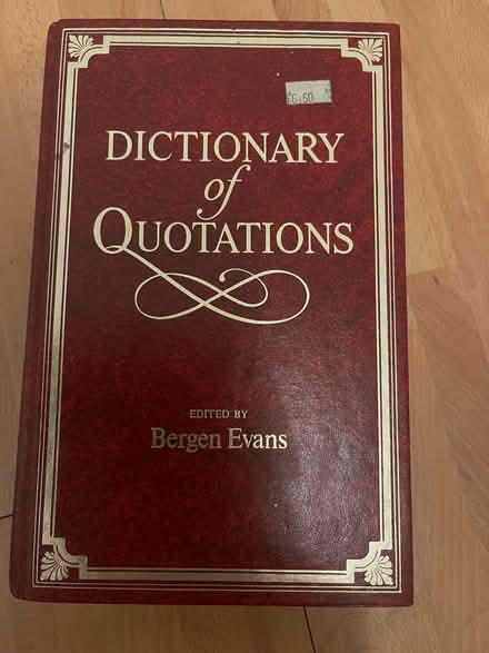Photo of free dictionary of quotations (Woodford IG8) #1
