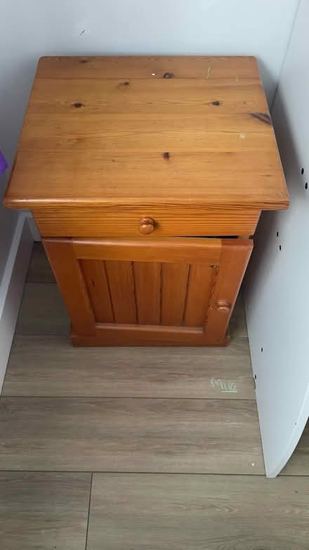 Photo of free 2 x Oregon pine bedside tables (Leominster) #2