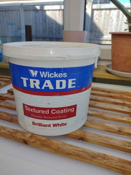 Photo of free Wickes white textured coating (Alresford CO7) #1