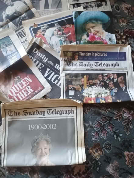 Photo of free Vintage Royalty Newspapers (University of Bath) #2