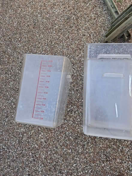Photo of free Clear plastic containers (stroud GL5, near college) #1