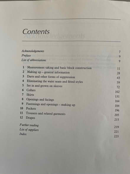 Photo of free Book on PATTERN CUTTING (Woodford IG8) #2