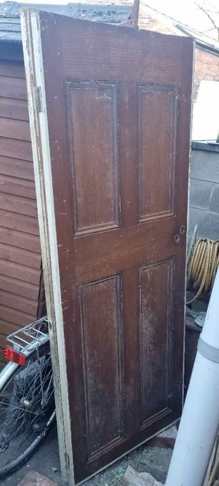 Photo of free Wooden quarter panel door (Great Northern Road DE1) #1