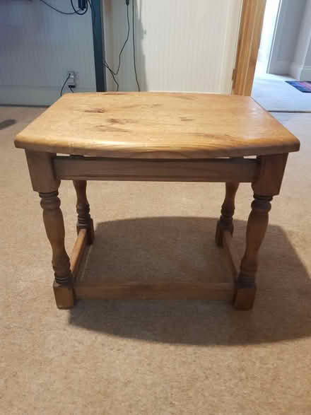 Photo of free Small wooden coffee table (Bedford MK41) #1