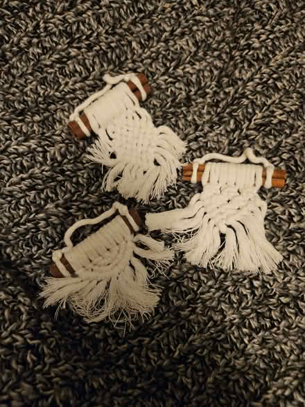 Photo of free 3 small macrame decorations (South End MK42) #1