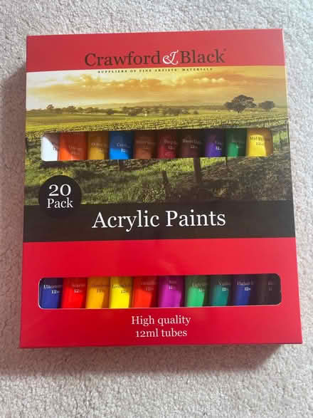 Photo of free Acrylic paints (Hitchin, SG5) #1