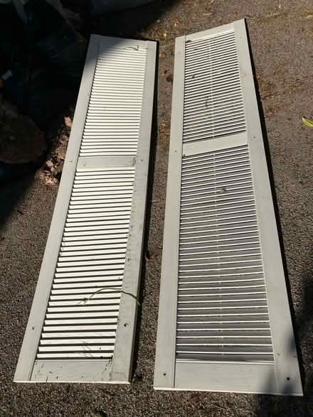 Photo of free Pair plastic shutters (Newton Abbot TQ12) #1