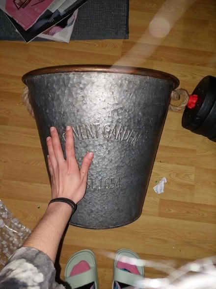 Photo of free Metal vase/butchet (Leicester LE1) #2