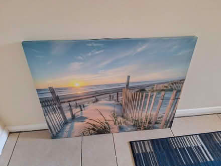 Photo of free Beach Scene Canvas (Lyme Regis DT7) #1