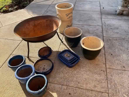 Photo of free Garden pot and fire pit (Hanham BS15) #1