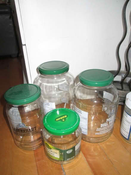 Photo of free 5 glass jars w/lids (Old Ottawa South) #1