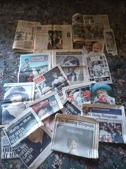 Photo of free Vintage Royalty Newspapers (University of Bath) #1