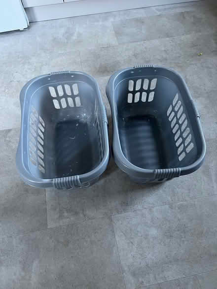 Photo of free Plastic laundry baskets (Hitchin) #1