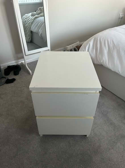 Photo of free White bedside table (B29) #1