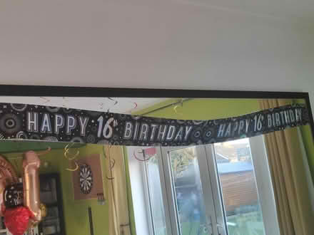 Photo of free 16th birthday ribbon (Woodley RG6) #1